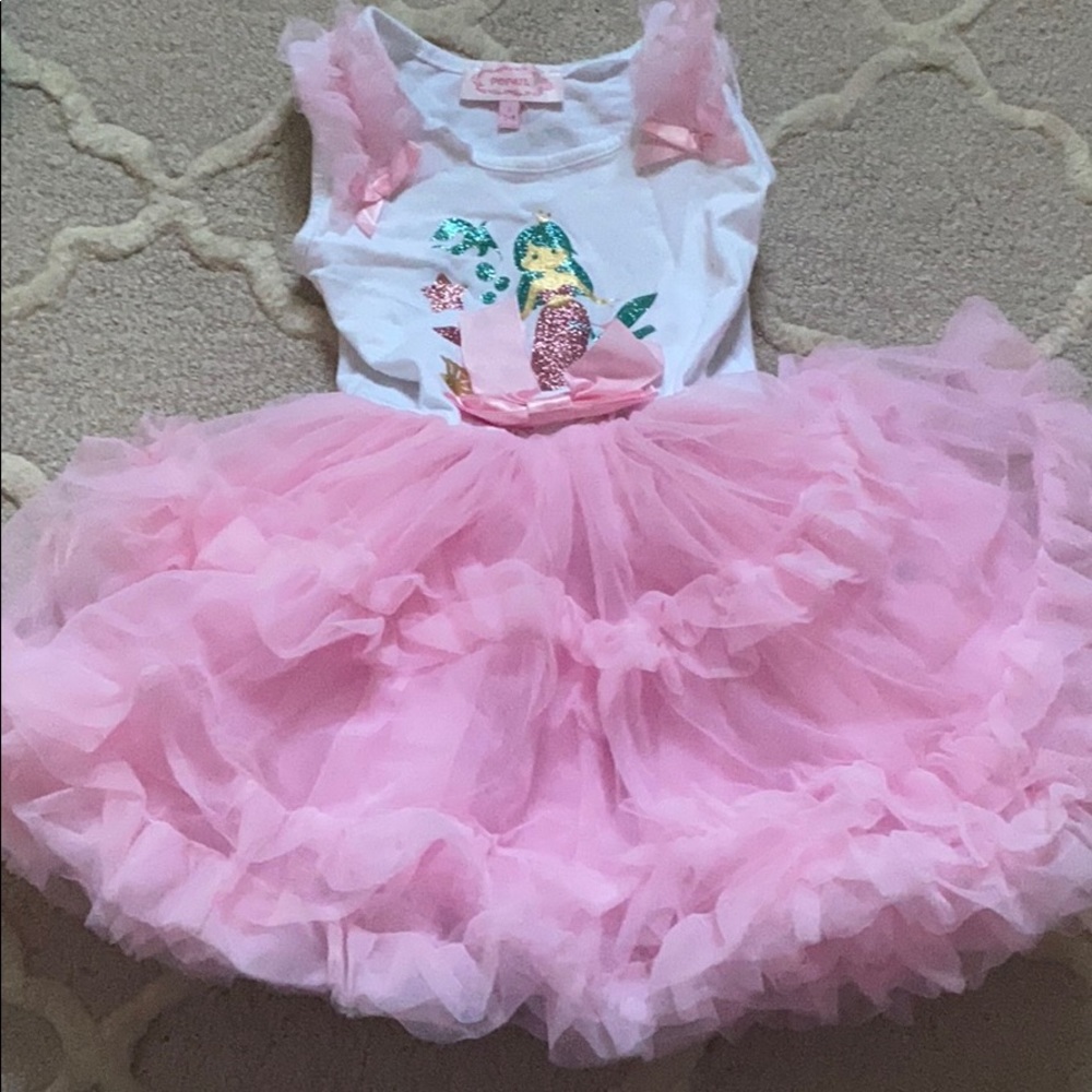 Beautiful mermaid tutu dress